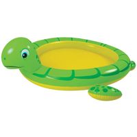 Kinderzwembad reuzenschildpad met sproeier - thumbnail