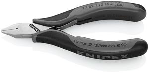 Knipex Zijsnijtang spitse platte kop 115 mm ESD - 7752115ESD