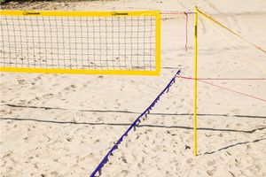 Gameballs Beachvolleybal Net Pro Beach vaste opstelling