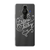 Laters, baby: Sony Xperia Pro-I Transparant Hoesje