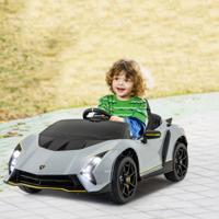 12 V Gelicentieerde Lamborghini Kindersportwagen op Batterijen Afstandsbediening LED-Verlichting Audio Vering 3 Snelheden