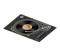 Vinyl schijfnaam vinyl placemats