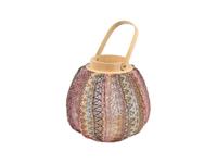 Lantaarn julie paars s, 26x23 cm - Buitengewoon de boet
