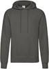 Fruit Of The Loom F421 Classic Hooded Sweat - Light Graphite (Solid) - S