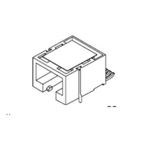 Molex Cat 3 Mod Jack/Plug 855025006 Bus Zwart 1 stuk(s)