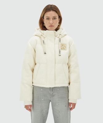 Josh V Alice Jv-2509-0908 Winterjassen 474 Cocoon White