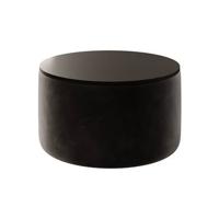 Meubella Salontafel Marcio - Zwart velvet - 75 cm - thumbnail