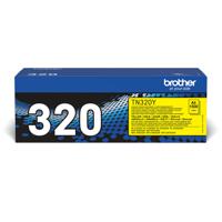 Brother Toner TN-320Y Origineel Geel 1500 bladzijden TN320Y - thumbnail