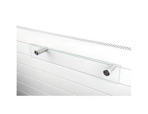 Instamat Handdoekrek Gehard Glas Deco-Light en Paneel TH/TV Geborsteld RVS 40 cm