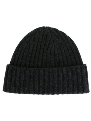 N.Peal bonnet en maille cotelée - Gris