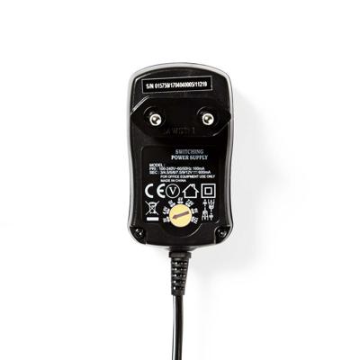 Nedis acpa006 universele ac-voedingsadapter 3/4,5/5/6/7,5/9/12 v dc 0,6 a
