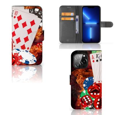 iPhone 13 Pro | Wallet Case | met Pasjes | Casino