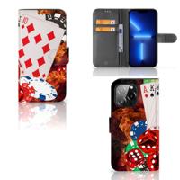 iPhone 13 Pro | Wallet Case | met Pasjes | Casino
