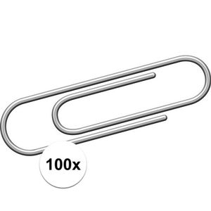 100 stuks paperclips 30 mm