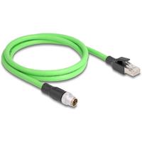 Delock 80441 RJ45 / M12 Netwerkkabel, patchkabel SF/UTP 1.00 m Groen 1 stuk(s) Delock 80441 RJ45 / M12 Netwerkkabel, patchkabel SF/UTP 1.00 m Groen 1 stuk(s)