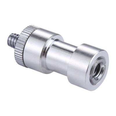 3 in 1 (1/4 inch Male naar 1/4 inch Male + 1/4 inch Female naar 3/8 inch Male + 3/8 inch Female naar 1/4 inch vrouwtje) Flash Light beugel schroefdraa