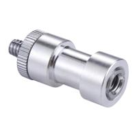 3 in 1 (1/4 inch Male naar 1/4 inch Male + 1/4 inch Female naar 3/8 inch Male + 3/8 inch Female naar 1/4 inch vrouwtje) Flash Light beugel schroefdraa