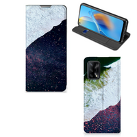 OPPO A74 4G Stand Case Sea in Space