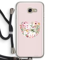 GRL PWR Flower: Samsung Galaxy A5 (2017) Transparant Hoesje met koord