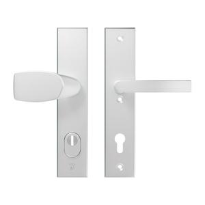 AXA 6667 Veiligheidsbeslag Edge Plus Wing-knop+kruk Blok PC92 anti-kerntrek F1 - 6667-49-91/92K