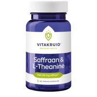 Vitakruid Saffraan 28 mg (Affron) & L-Theanine