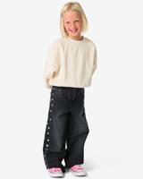HEMA Kinderjeans wide fit zwart (zwart)