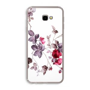 Mooie bloemen: Samsung Galaxy J4 Plus Transparant Hoesje