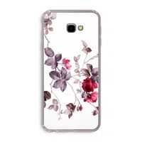 Mooie bloemen: Samsung Galaxy J4 Plus Transparant Hoesje