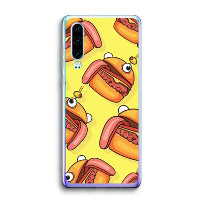 Hamburger: Huawei P30 Transparant Hoesje