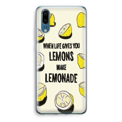 Lemonade: Huawei P20 Transparant Hoesje