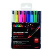 Paintmarker uni posca pc1mr ef 8st assorti