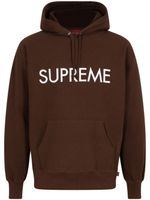 Supreme hoodie Capital à manches longues - Marron - thumbnail