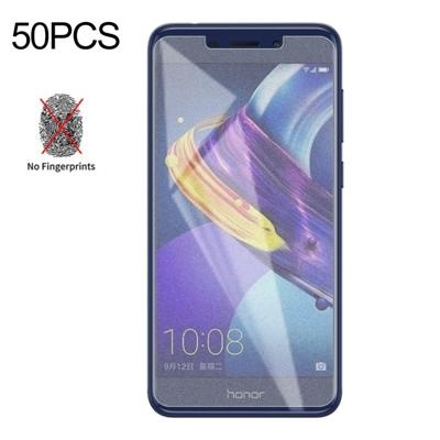 50 stuks niet-volledige matte Frosted gehard glas film voor Huawei Honor v9 Play geen retail pakket