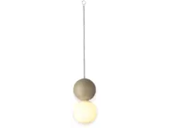 Solar hanging light d10h20cm grijs - thumbnail