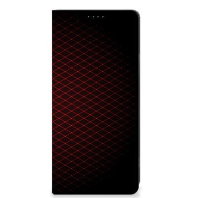 OPPO A58 4G | Hoesje met Magneet | Geruit Rood OPPO A58 4G | Hoesje met Magneet | Geruit Rood