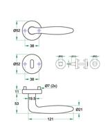 Krukgarn CINO rvs mat PC