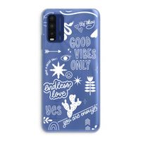 Good vibes: Xiaomi Redmi 9T Transparant Hoesje