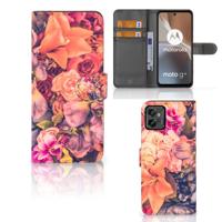 Motorola Moto G32 Hoesje Bosje Bloemen | Portemonnee hoesje