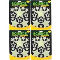 Glow in the Dark sterren - 42x stuks - plafond en muur - Heelal stickers
