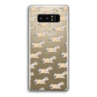 Ponys: Samsung Galaxy Note 8 Transparant Hoesje