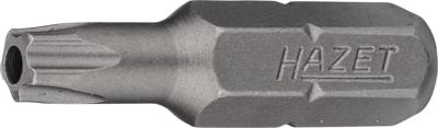 HAZET 5-sterren-bit 2225-25H · 1/4 inch (6,3 mm) zeskant massief · Binnen-5-ster-profiel met tap · SW 25H