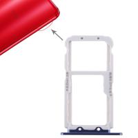 SIM-kaart lade + SIM-kaart lade/micro SD-kaart voor Huawei Honor weergave 10/V10 (blauw)