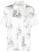 Coperni chemise Toile de Jouy en satin - Blanc - thumbnail