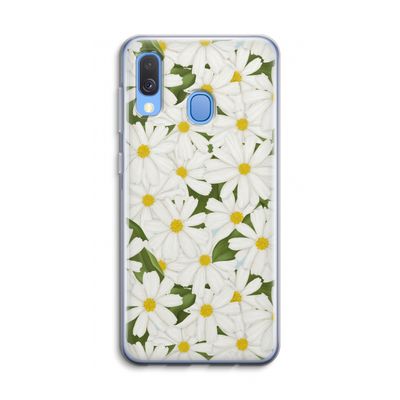 Summer Daisies: Samsung Galaxy A40 Transparant Hoesje
