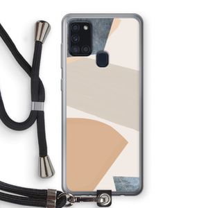 Formo: Samsung Galaxy A21s Transparant Hoesje met koord