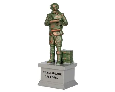 Park Statue - Shakespeare Lemax General Collection 2024