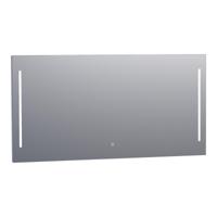 Brauer Pyrite Spiegel - Rechthoekig - 140 cm - met Directe LED-Verlichting - Dimbaar - met Touchbediening