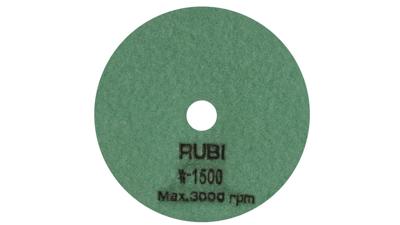 Rubi Diamantblad | 100 mm | Droog Polijsten | Korrelgrootte 1500 - 62975