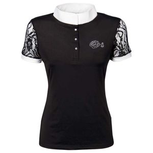 Harrys Horse Lace wedstrijdshirt zwart maat:xs