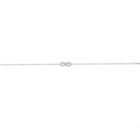 TFT Armband Zilver Infinity Zirkonia 1,0 mm 16 + 2,5 cm